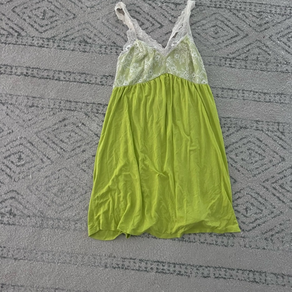Lime green night dress